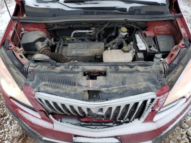 KL4CJASB7GB629469 - 2016 BUICK ENCORE RED photo 12