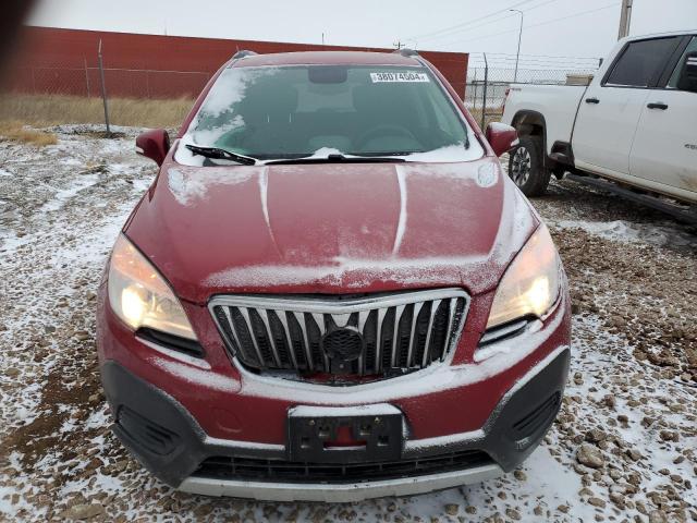 KL4CJASB7GB629469 - 2016 BUICK ENCORE RED photo 5