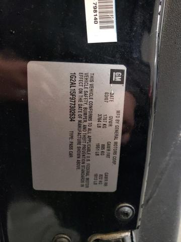 1G2AL15F977302634 - 2007 PONTIAC G5 Noir photo 13