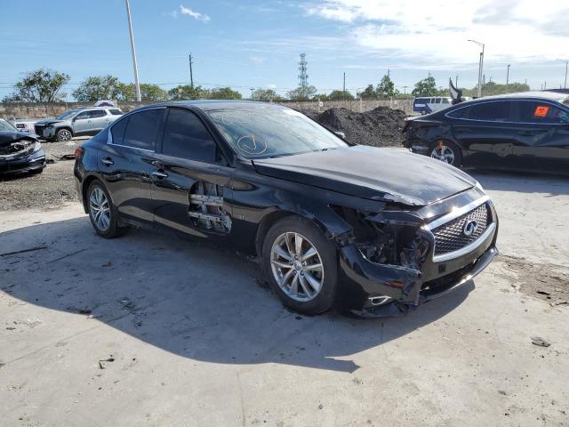 JN1BV7AR2FM414319 - 2015 INFINITI Q50 BASE BLACK photo 4