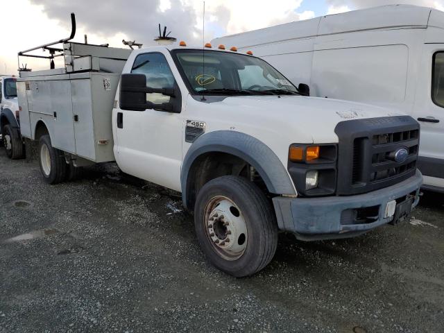 1FD4F46Y38EA84295 - 2008 FORD F450 SUPER WHITE photo 1