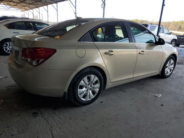 1G1PC5SH7C7256971 - 2012 CHEVROLET CRUZE LS BEIGE photo 3