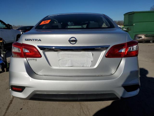 3N1AB7APXJY337336 - 2018 NISSAN SENTRA S SILVER photo 6