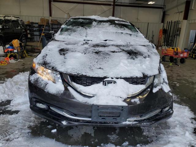 2HGFB2F95EH544374 - 2014 HONDA CIVIC EXL BROWN photo 5