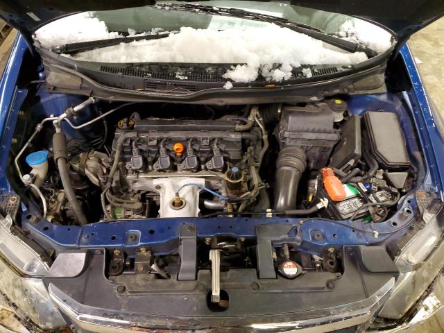 19XFB2F88CE029027 - 2012 HONDA CIVIC EX BLUE photo 11