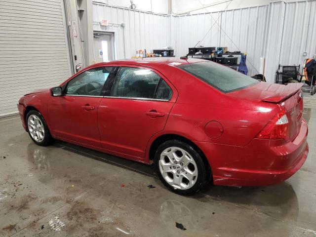 3FAHP0HA8BR246721 - 2011 FORD FUSION SE RED photo 2