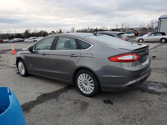 3FA6P0SU8ER197616 - 2014 FORD FUSION TITANIUM PHEV GRAY photo 2