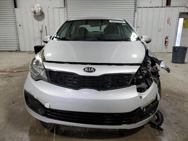 KNADM4A34D6280883 - 2013 KIA RIO LX SILVER photo 5