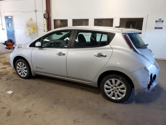 1N4AZ0CP0DC412304 - 2013 NISSAN LEAF S SILVER photo 2