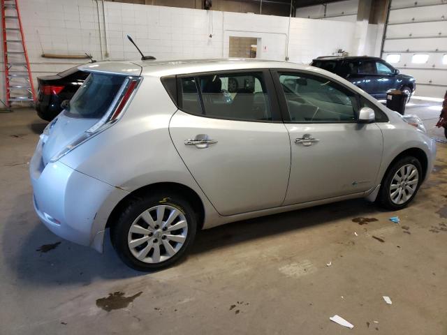 1N4AZ0CP0DC412304 - 2013 NISSAN LEAF S SILVER photo 3