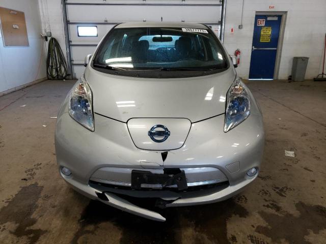 1N4AZ0CP0DC412304 - 2013 NISSAN LEAF S SILVER photo 5