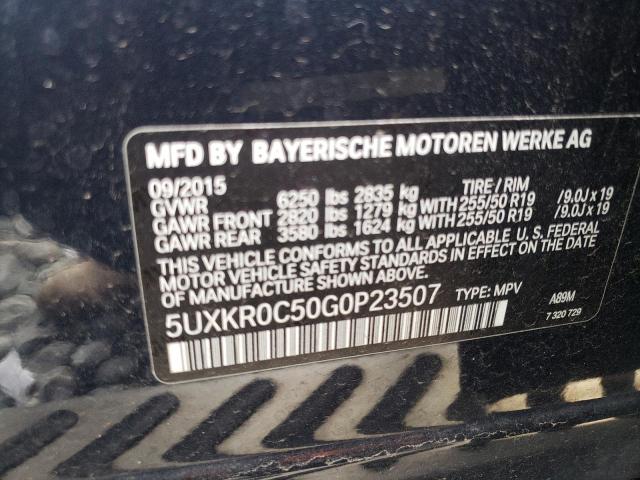 5UXKR0C50G0P23507 - 2016 BMW X5 XDRIVE35I BLUE photo 13