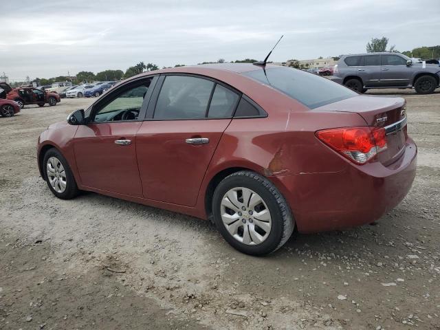 1G1PA5SH3D7120165 - 2013 CHEVROLET CRUZE LS BURGUNDY photo 2