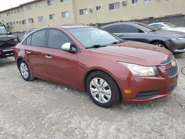 1G1PA5SH3D7120165 - 2013 CHEVROLET CRUZE LS BURGUNDY photo 4