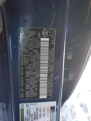 2T1BR30E36C622991 - 2006 TOYOTA COROLLA CE BLUE photo 12