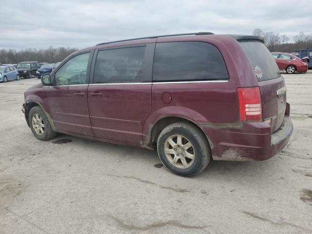 2A8HR54P08R721524 - 2008 CHRYSLER TOWN & COU TOURING MAROON photo 2