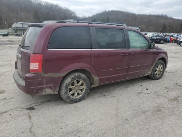 2A8HR54P08R721524 - 2008 CHRYSLER TOWN & COU TOURING MAROON photo 3
