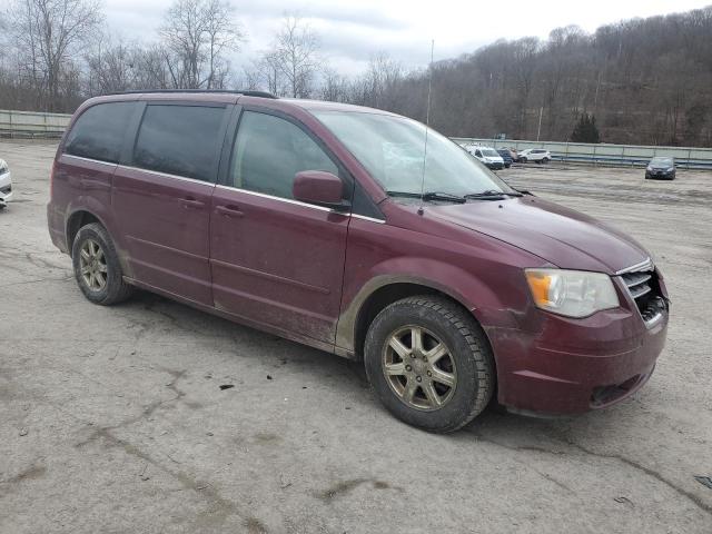 2A8HR54P08R721524 - 2008 CHRYSLER TOWN & COU TOURING MAROON photo 4