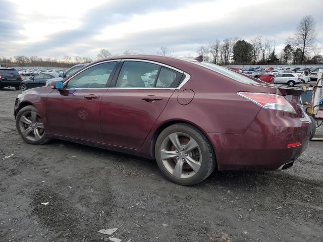 19UUA9F51EA000579 - 2014 ACURA TL TECH BURGUNDY photo 2