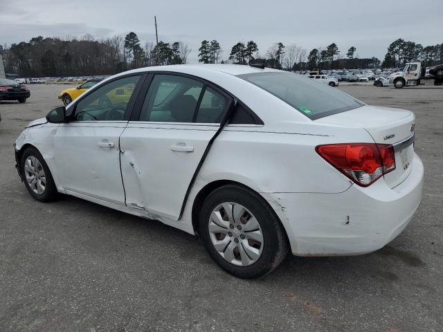 1G1PC5SH2C7150962 - 2012 CHEVROLET CRUZE LS WHITE photo 2