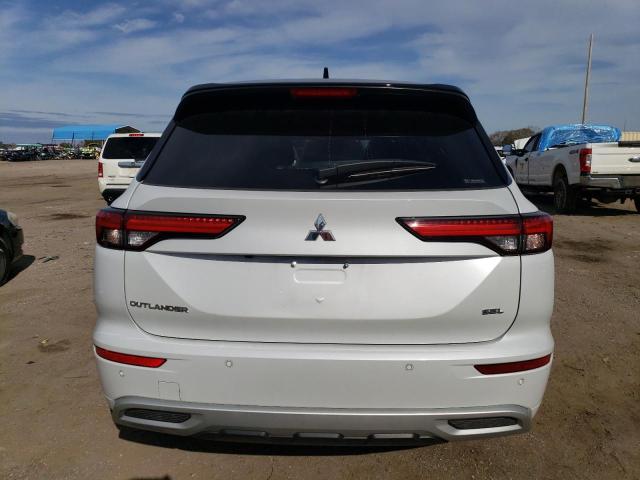 JA4J4VA84PZ013201 - 2023 MITSUBISHI OUTLANDER SEL WHITE photo 6