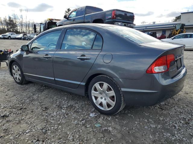 2HGFA1F58AH569080 - 2010 HONDA CIVIC LX GRAY photo 2