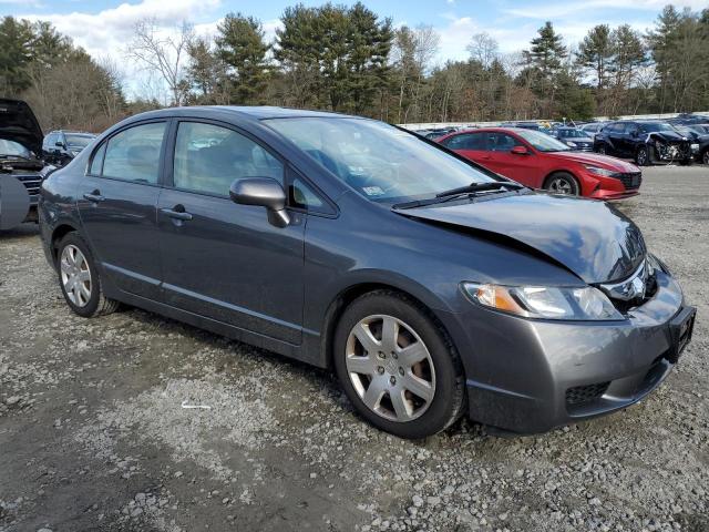 2HGFA1F58AH569080 - 2010 HONDA CIVIC LX GRAY photo 4