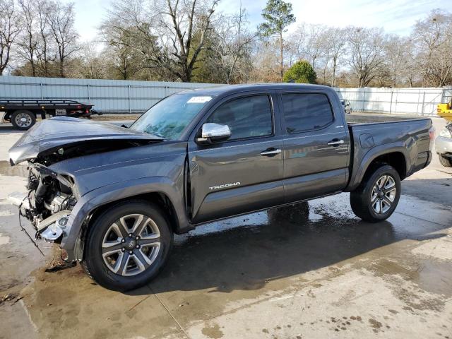 3TMEZ5CN9JM058669 - 2018 TOYOTA TACOMA DOUBLE CAB GRAY photo 1