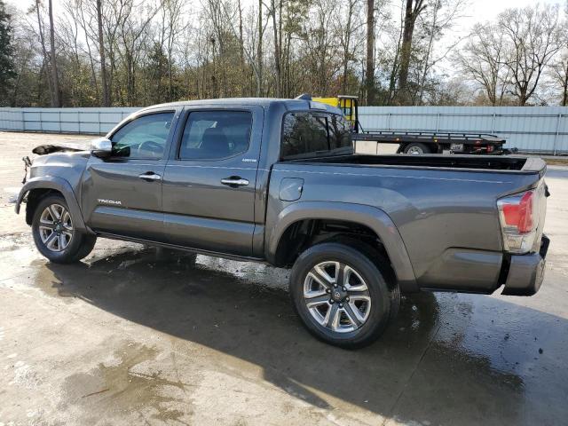 3TMEZ5CN9JM058669 - 2018 TOYOTA TACOMA DOUBLE CAB GRAY photo 2