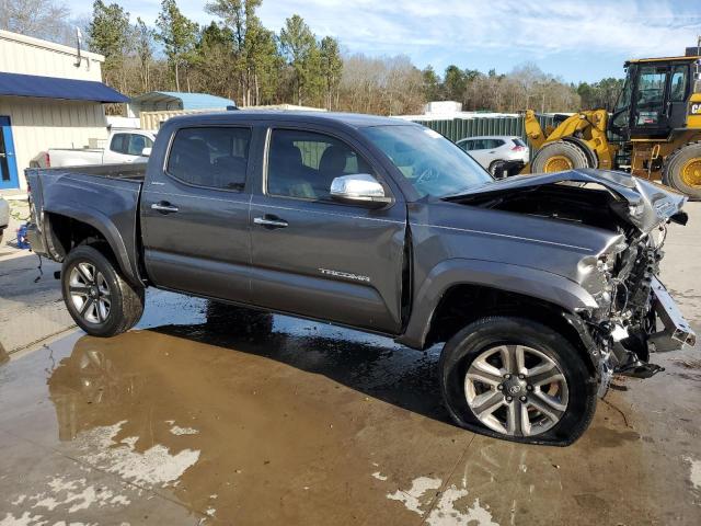 3TMEZ5CN9JM058669 - 2018 TOYOTA TACOMA DOUBLE CAB GRAY photo 4