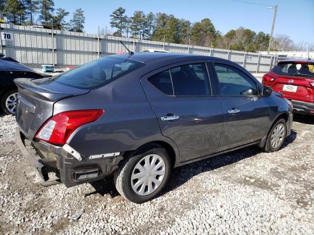 3N1CN7AP7KL809801 - 2019 NISSAN VERSA S GRAY photo 3