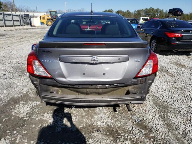 3N1CN7AP7KL809801 - 2019 NISSAN VERSA S GRAY photo 6