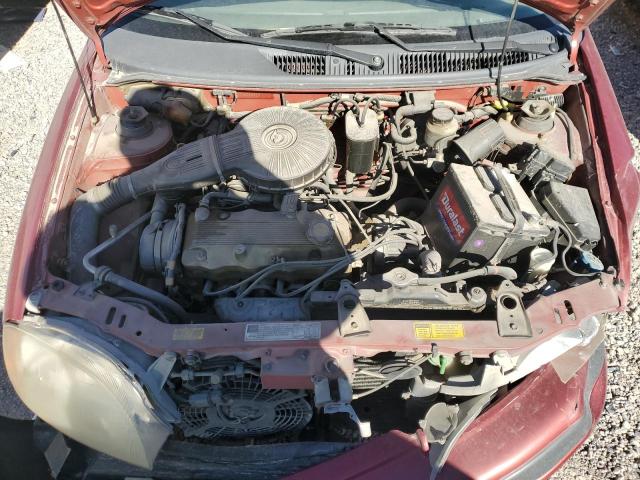 2C1MR2297V6739893 - 1997 GEO METRO LSI RED photo 11