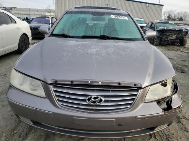 KMHFC46F26A116058 - 2006 HYUNDAI AZERA SE GRAY photo 5