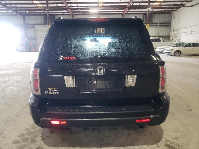 5FNYF28558B006502 - 2008 HONDA PILOT EXL BLACK photo 6