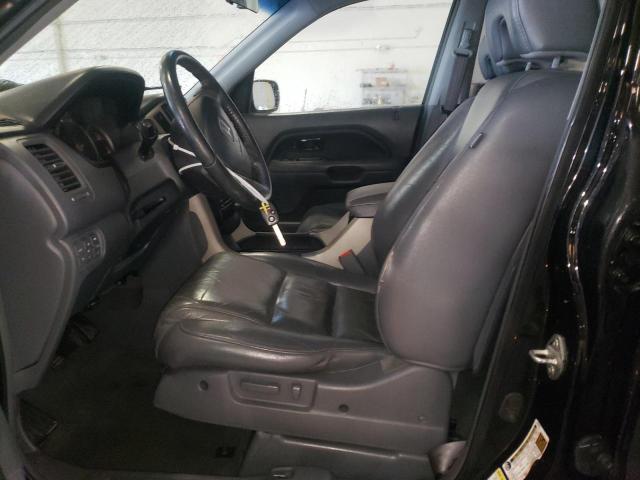 5FNYF28558B006502 - 2008 HONDA PILOT EXL BLACK photo 7