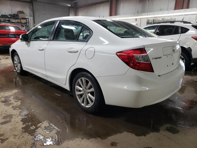 19XFB2F91CE076182 - 2012 HONDA CIVIC EXL თეთრი ფოტო 2