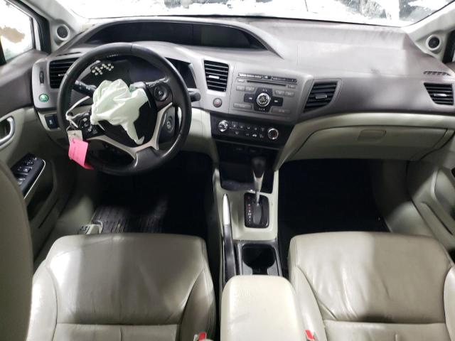19XFB2F91CE076182 - 2012 HONDA CIVIC EXL თეთრი ფოტო 8