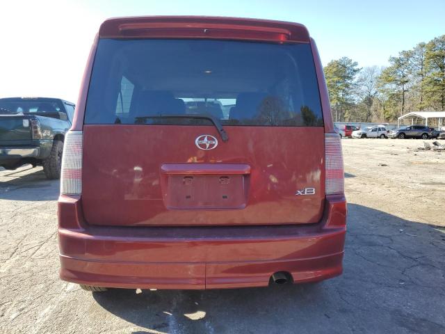 JTLKT334364058738 - 2006 TOYOTA SCION XB BURGUNDY photo 6