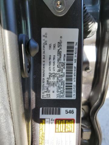 3TMCZ5AN2NM460453 - 2022 TOYOTA TACOMA DOUBLE CAB 石墨色 照片 12