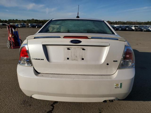 3FAHP07Z99R144832 - 2009 FORD FUSION SE WHITE photo 6