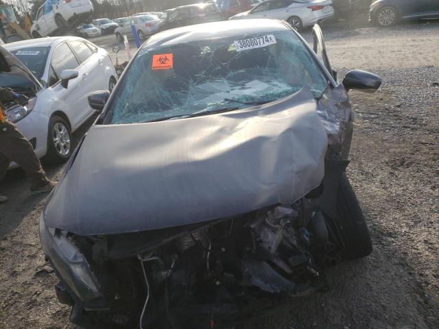 19XFB2F56FE092184 - 2015 HONDA CIVIC LX GRAY photo 5