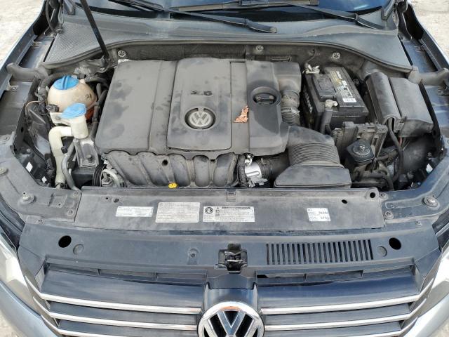 1VWAH7A31EC006780 - 2014 VOLKSWAGEN PASSAT S GRAY photo 11