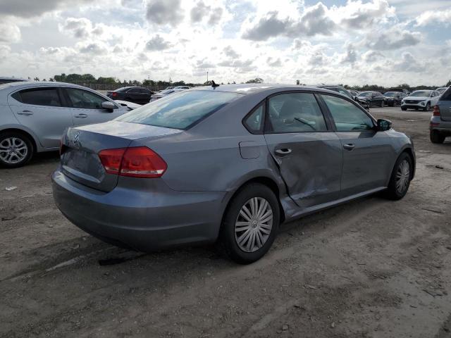 1VWAH7A31EC006780 - 2014 VOLKSWAGEN PASSAT S GRAY photo 3