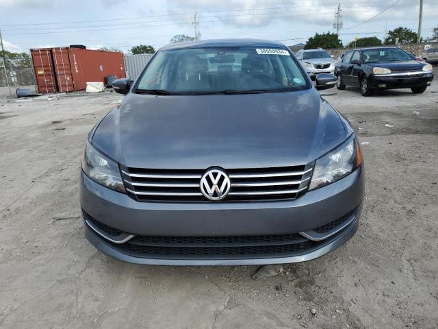 1VWAH7A31EC006780 - 2014 VOLKSWAGEN PASSAT S GRAY photo 5