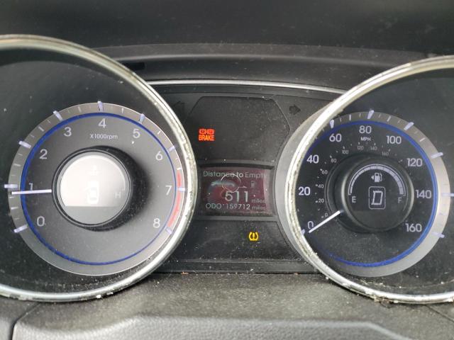 5NPEB4AC3BH117187 - 2011 HYUNDAI SONATA GLS BLUE photo 9