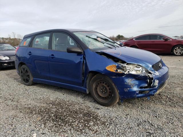 2T1KR32E23C058274 - 2003 TOYOTA COROLLA MA XR BLUE photo 4