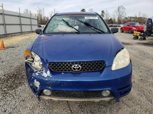 2T1KR32E23C058274 - 2003 TOYOTA COROLLA MA XR BLUE photo 5