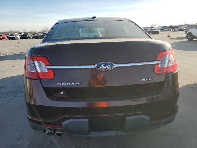 1FAHP2EW7BG103438 - 2011 FORD TAURUS SEL BURGUNDY photo 6