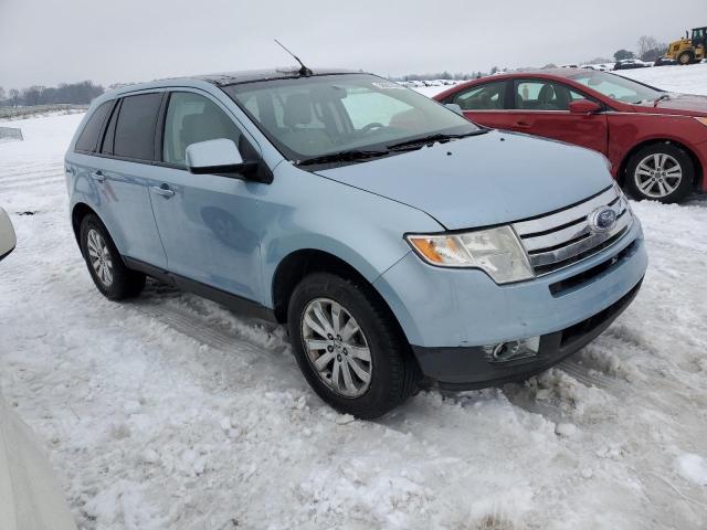 2FMDK48C58BA38539 - 2008 FORD EDGE SEL BLUE photo 4